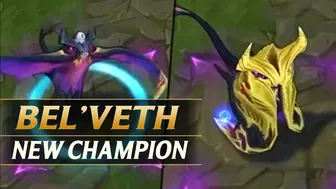 BEL'VETH NEW CHAMPION LEAKED MODEL & ABILITIES - League of Legends