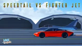 McLaren Speedtail VS Fighter Jet in Roblox Jailbreak