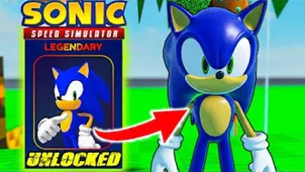 HOW TO UNLOCK SONIC FAST! - ROBLOX SONIC SPEED SIMULATOR