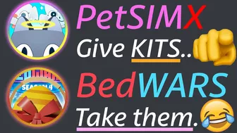 If Pet Simulator X Added Kits.. (Roblox BedWARS)