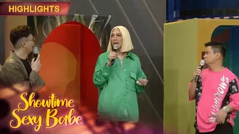 Vice, Ogie, and Vhong takes on the 'Sino and Pinaka' challenge | Showtime Sexy Babe