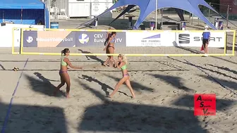 Beach Volleyball Girls Doing Everything To Win