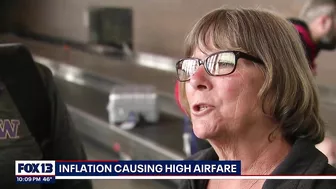 Inflation causing high airfare ahead of summer travel season | FOX 13 Seattle