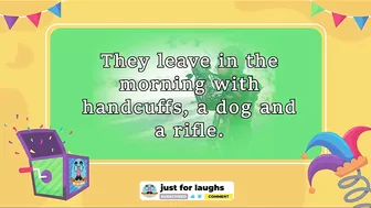 Funny jokes - Handcuffs, a dog and a rifle