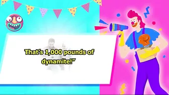 Funny joke | A thousand pounds of dynamite