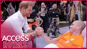 Prince Harry Greets 2022 Invictus Games Athlete In A Hospital Bed