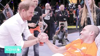 Prince Harry Greets 2022 Invictus Games Athlete In A Hospital Bed