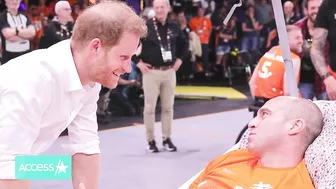 Prince Harry Greets 2022 Invictus Games Athlete In A Hospital Bed