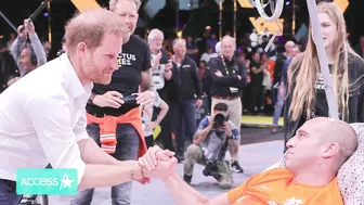 Prince Harry Greets 2022 Invictus Games Athlete In A Hospital Bed