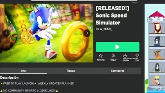 Tienes Que ver Esto! GANARÉ ASÍ +300.000 ROBUX!? Evento SONIC en ROBLOX? (Noticias)