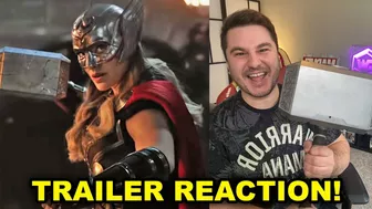 THOR LOVE AND THUNDER TEASER TRAILER REACTION