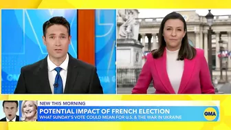 All eyes on France as President Macron tries to fend off challenge by Marine Le Pen l GMA