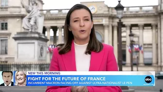 All eyes on France as President Macron tries to fend off challenge by Marine Le Pen l GMA