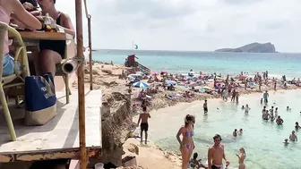 IBIZA Beach Spain Summer - WALK HD BEACH Cala Comte Travel Vlog Best Beach of Ibiza