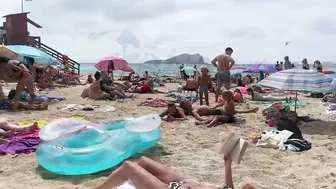 IBIZA Beach Spain Summer - WALK HD BEACH Cala Comte Travel Vlog Best Beach of Ibiza