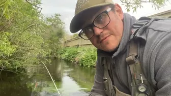 Small stream trout on Glass BFS rod