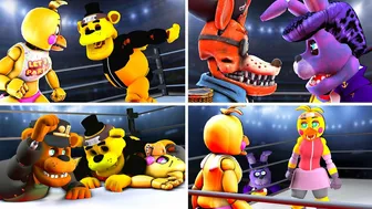 [SFM FNaF] Help Wanted vs Anime (WRESTLING MATCH)