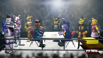 [SFM FNaF] Help Wanted vs Anime (WRESTLING MATCH)