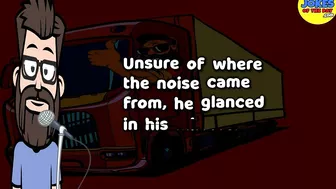 Funny Joke: The truck driver swirved to hit the lawyer - but remembered he had a priest in his truck