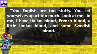 An American On a British Train, a funny joke that makes you laugh so hard ????