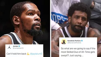 NBA PLAYERS REACT TO BOSTON CELTICS VS BROOKLYN NETS GAME 3