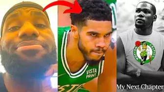 NBA PLAYERS REACT TO BOSTON CELTICS BEATING BROOKLYN NETS GAME 3 | KD + CELTICS 3-0 REACTIONS