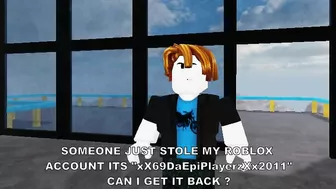 Roblox , someone just stole my Roblox account