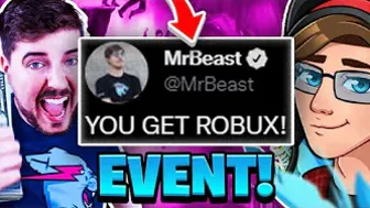 MrBeast NOW HAS A ROBLOX EVENT!.. (FREE ROBUX!?)