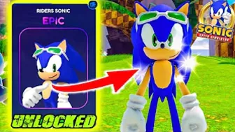 HOW TO UNLOCK NEW SONIC RIDERS SKIN FAST! (ROBLOX SONIC SPEED SIMULATOR)