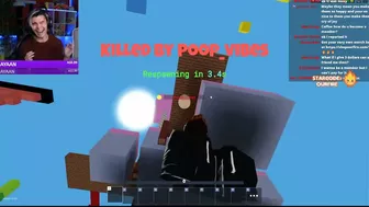 First Time USING Landmine???? Roblox Bedwars