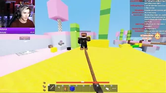 First Time USING Landmine???? Roblox Bedwars