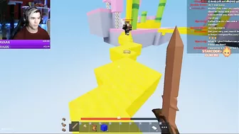 First Time USING Landmine???? Roblox Bedwars