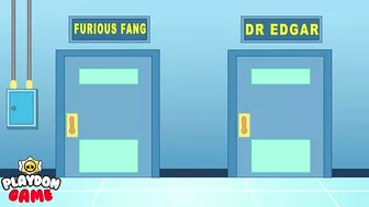 BRAWL STARS ANIMATION: Brawl Stars Fusion 1 - Eve and MR Fly vs Fang and DR Edgar