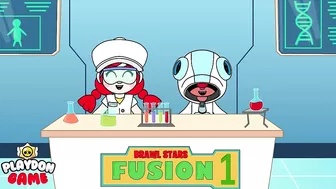 BRAWL STARS ANIMATION: Brawl Stars Fusion 1 - Eve and MR Fly vs Fang and DR Edgar