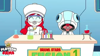 BRAWL STARS ANIMATION: Brawl Stars Fusion 1 - Eve and MR Fly vs Fang and DR Edgar