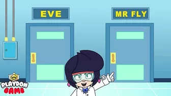 BRAWL STARS ANIMATION: Brawl Stars Fusion 1 - Eve and MR Fly vs Fang and DR Edgar