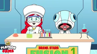 BRAWL STARS ANIMATION: Brawl Stars Fusion 1 - Eve and MR Fly vs Fang and DR Edgar