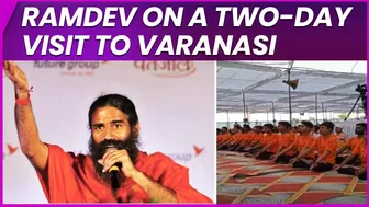 Yoga Guru Ramdev On A Two-Day Visit To Varanasi, Spreads Awareness About Yoga In A School | IAN