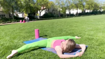 Middle Splits and Oversplits Stretching. Contortion Flexibility. Gymnastics  #contortion #yoga