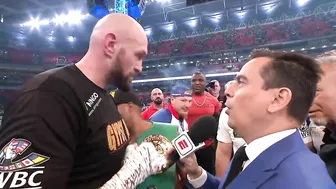 Tyson Fury Calls Out Francis Ngannou After Highlight Reel KO of Dillian Whyte