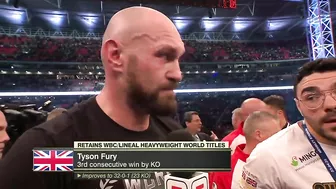 Tyson Fury Calls Out Francis Ngannou After Highlight Reel KO of Dillian Whyte