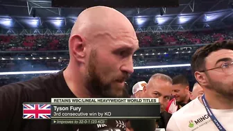 Tyson Fury Calls Out Francis Ngannou After Highlight Reel KO of Dillian Whyte