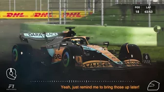 Daniel told Lando got a podium | F1 2022 Emilia Romagna GP