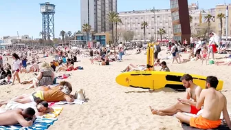 Spain best beaches ????????????️Barcelona beach walk/2022