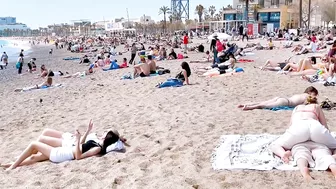 Spain best beaches ????????????️Barcelona beach walk/2022