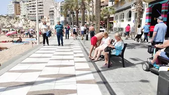 BENIDORM ???????? LEVANTE BEACH APRIL 2022 Costa Blanca SPAIN Walking Tour 4K