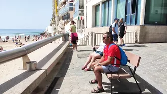 BENIDORM ???????? LEVANTE BEACH APRIL 2022 Costa Blanca SPAIN Walking Tour 4K