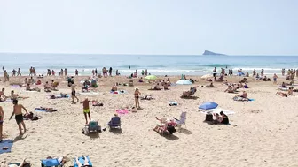 BENIDORM ???????? LEVANTE BEACH APRIL 2022 Costa Blanca SPAIN Walking Tour 4K