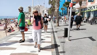 BENIDORM ???????? LEVANTE BEACH APRIL 2022 Costa Blanca SPAIN Walking Tour 4K