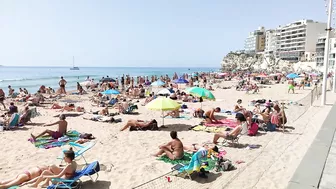 BENIDORM ???????? LEVANTE BEACH APRIL 2022 Costa Blanca SPAIN Walking Tour 4K